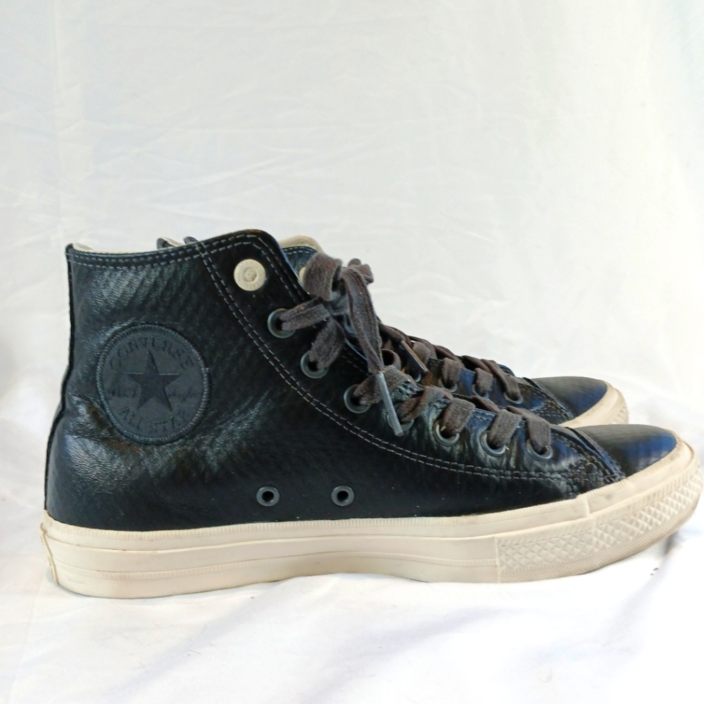 Converse Chuck Taylor All Star II Boot High Top Leather 153555C Size 8M/10W